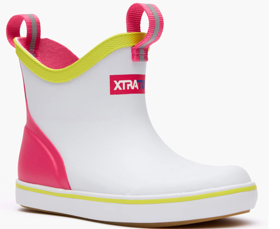 KIDS WHITE MULTI PINK BOOT