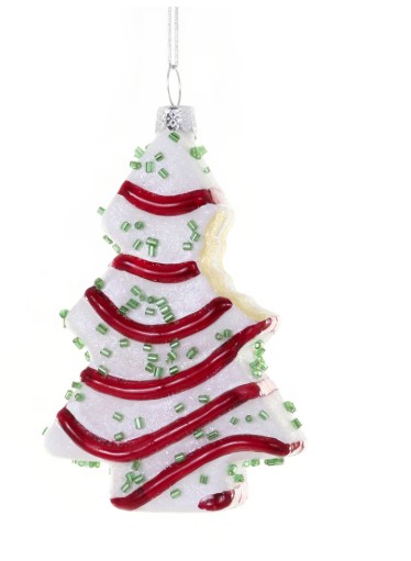 XMAS TREE CAKE BITE ORNAMENT
