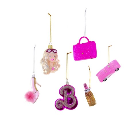 BARBIE MINI BOX 6 ASST ORNAMENT