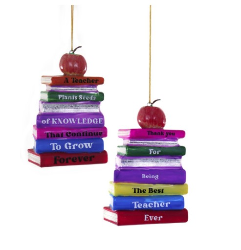 BEST TEACHER EVER ORNAMENT