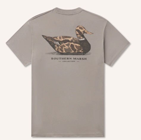 GRAY VIN DUCK DECOY TEE