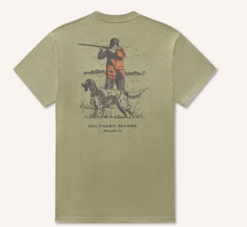 OLIVE UNDAUNTING FOCUS TEE