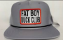 GREY FAT BOY DUCK CLUB PATCH HAT