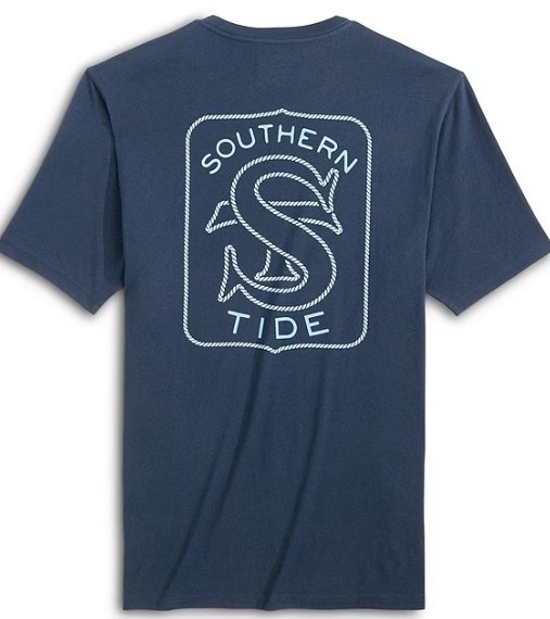 BLUE ROPE BADGE TEE