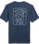 BLUE ROPE BADGE TEE