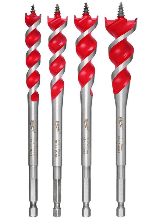 STEEL WOOD BIT SET 4-PIECE