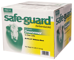 SAFEGUARD DEWORMER BLOCK 25LB