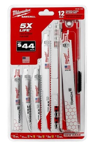 RECIPROCATING SAW BLADE SET 12PK