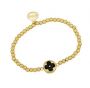 A.C. BLACK CLOVER BEAD BRACELET