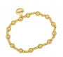 A.C. 3&6 MM GOLD BALL BRACELET