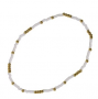 A.C. WHITE BEAD STACKER BRACELET