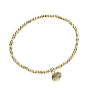 A.C. 3 MM GOLD BALLS BRACELET