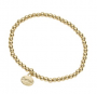 A.C. 4 MM GOLD BALLS BRACELET
