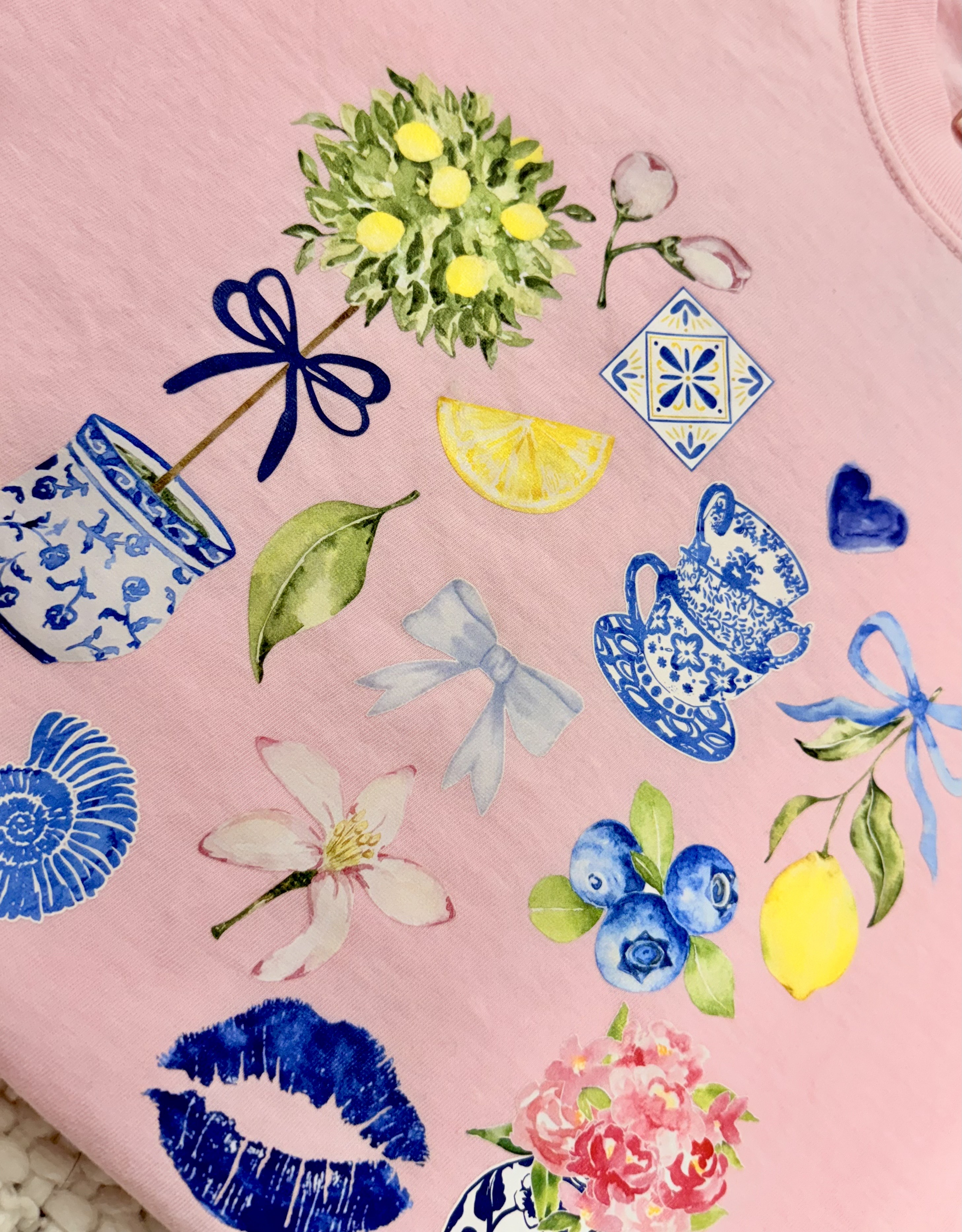 BLOSSOM LEMON CHINO TEE