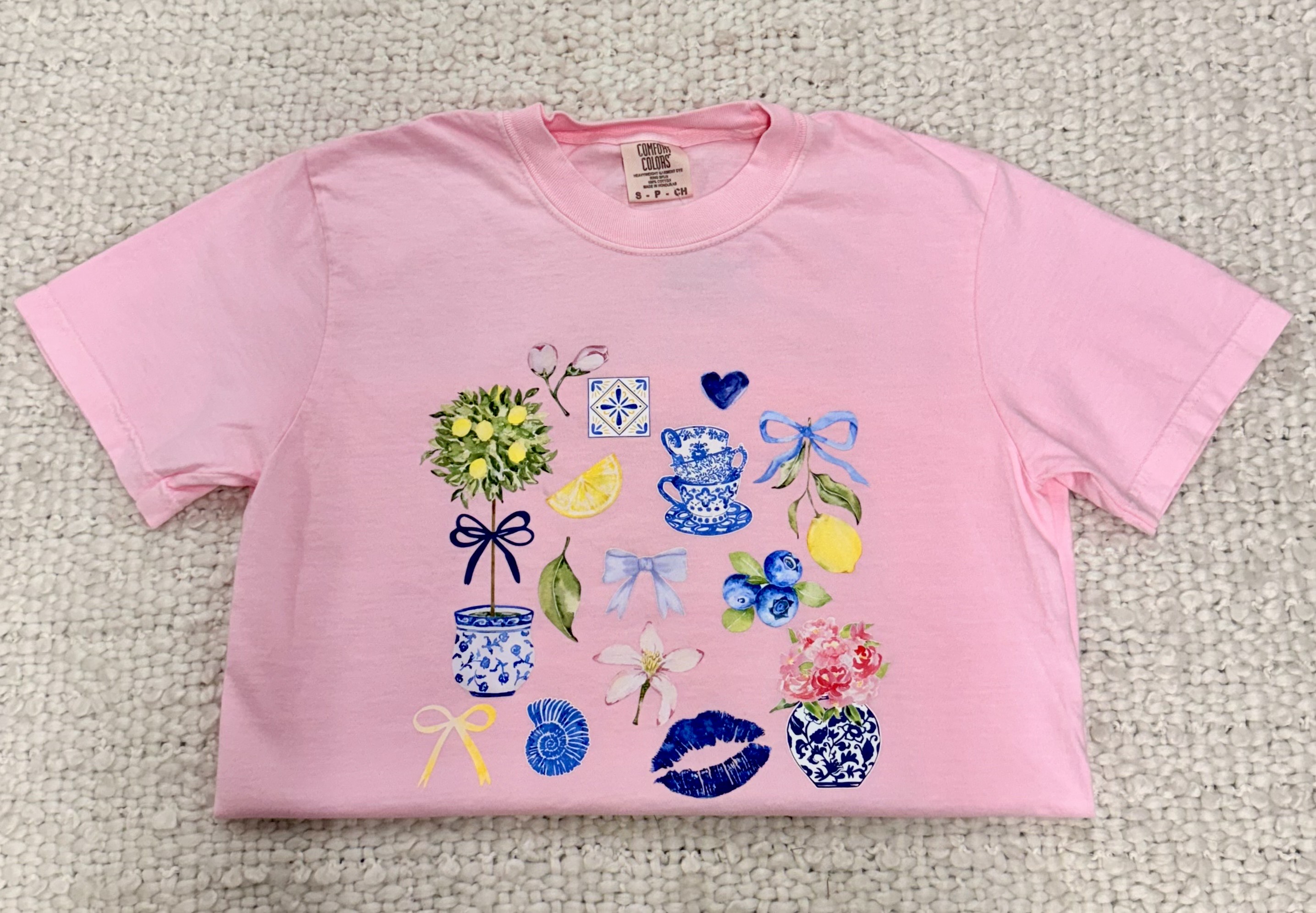 BLOSSOM LEMON CHINO TEE