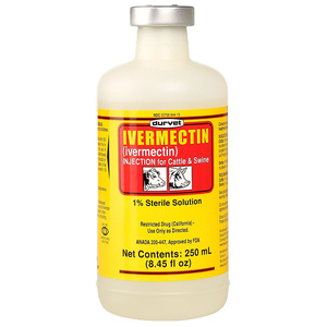 DURVET IVERMECTIN INJ 1% 250ML