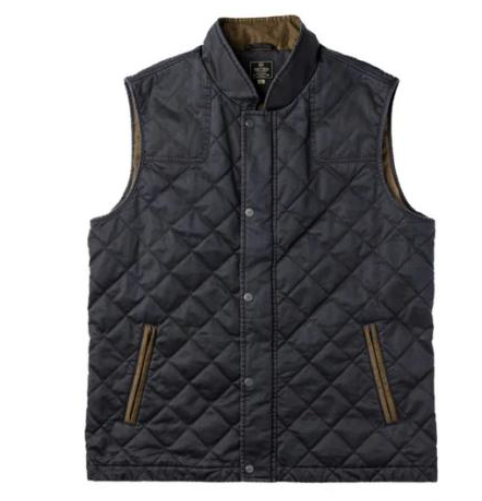 BLACK WARNER QUILTED VEST