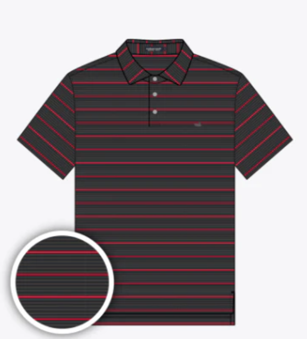 GRIDIRON STRIPE POLO