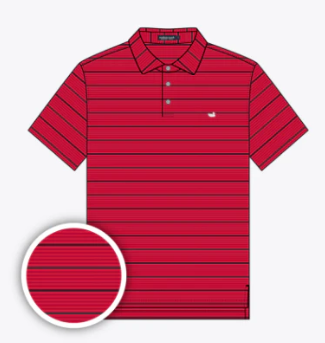 YTH GRIDIRON STRIPE POLO