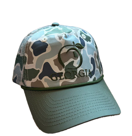 OG GA PEACH FISHING CAMO HAT