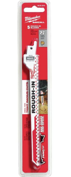 RECIP SAW BLADE 1/2X7-3/8" 5TPI