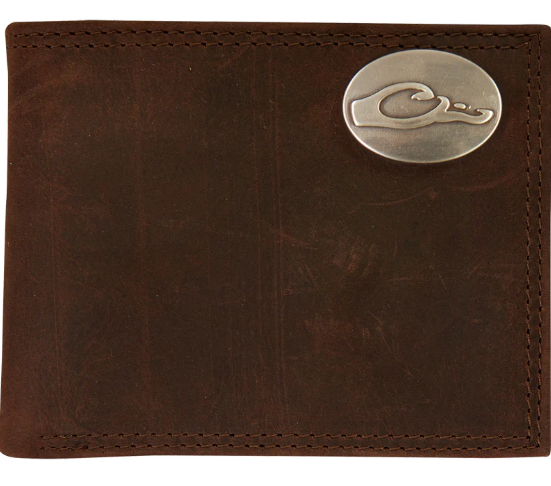 DRAKE LEATHER BI-FOLD WALLET