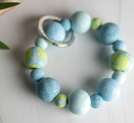 BERMUDA BLUE WRIST KEYCHAIN