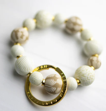 IVORY PALM WRIST KEYCHAIN