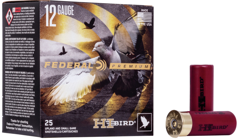 FEDERAL HI-BIRD 12GA 2-3/4 7.5
