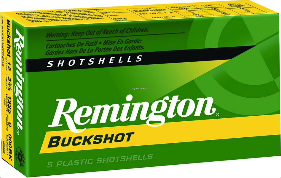 REM 12 GA 2 3/4IN 000BK 5 RND
