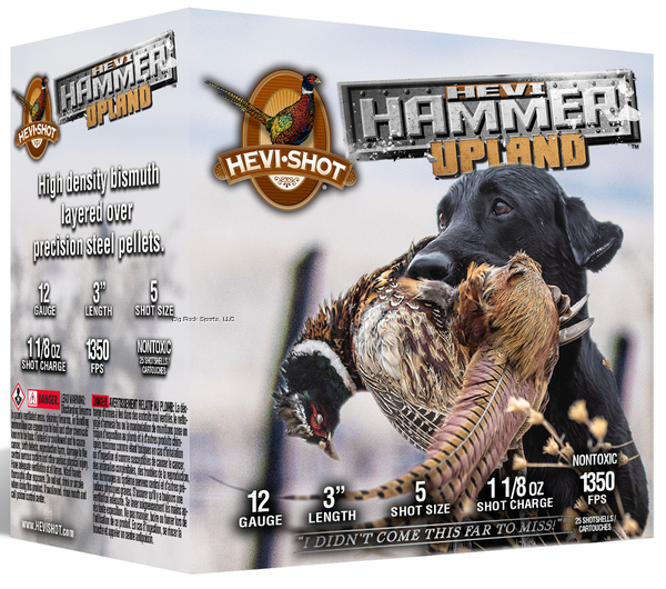 HEVISHOT 12GA 3" 1-1/8OZ 25RND