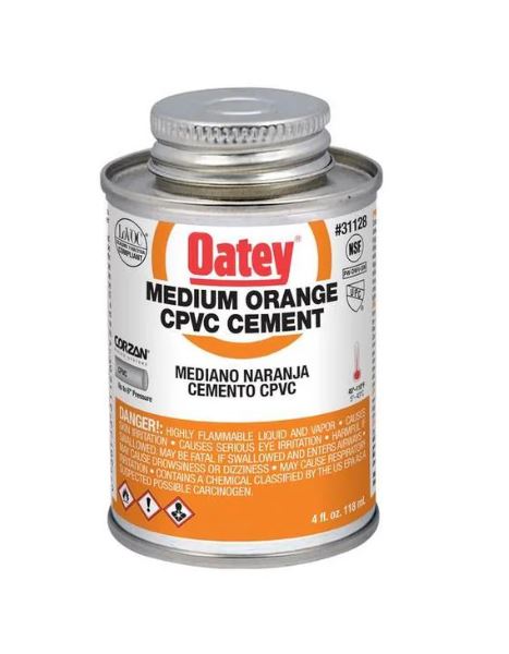 ORANGE CPVC CEMENT 4OZ