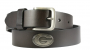 KIDS BULLDOG BRN LEATHER BELT