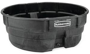 BLACK STOCK TANK 300 GALLON