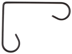 BLACK STEEL PLANT BRACKET 4-1/4"