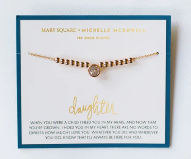 DAUGHTER CARDED BRACELET