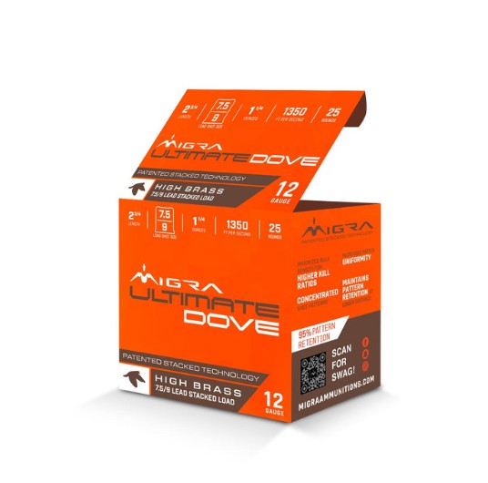 MIGRA ULTIMATE DOVE 12GA 2-3/4"