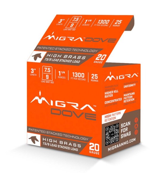 MIGRA STAXD DOVE 20GA 3"