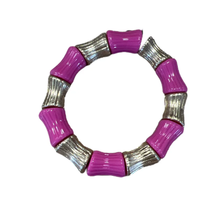 BUBBLEGUM BAMBOO BRACELET