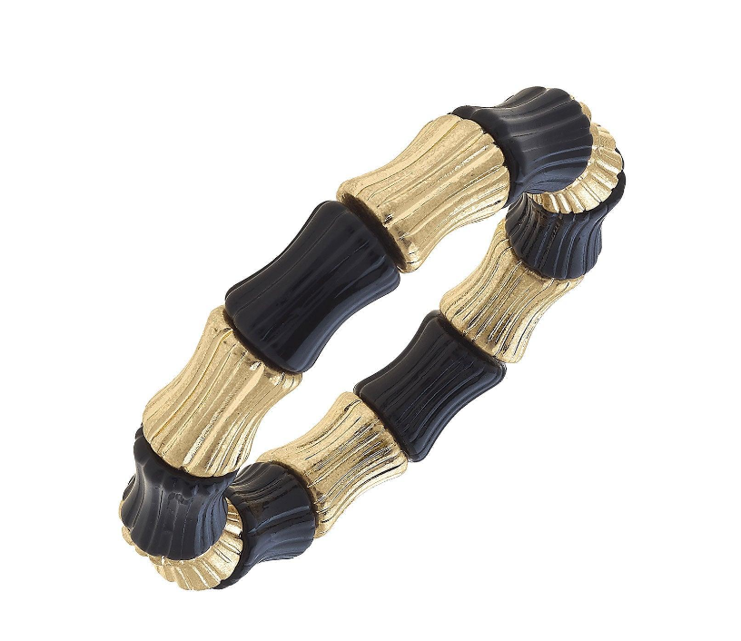 BLACK GOLD BAMBOO BRACELET