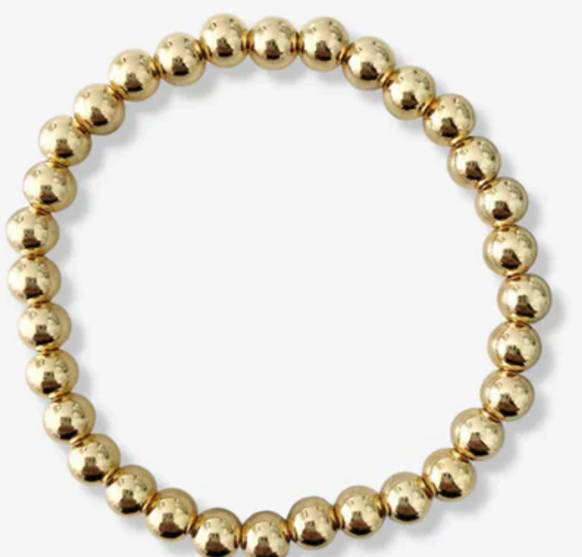 A.C. 6 MM GOLD BALLS BRACELET