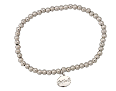 A.C. 4MM SILVER BALL BRACELET