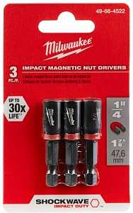 MAGNETIC NUT DRIVER 1-7/8IN 3PK