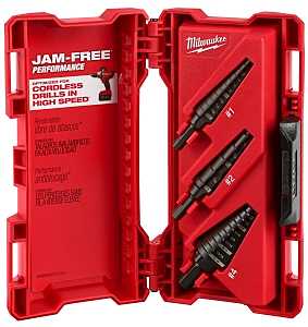 BLACK STEP DRILL BIT SET 3-PIECE