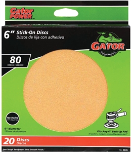 SANDING DISC 6IN 80 GRIT