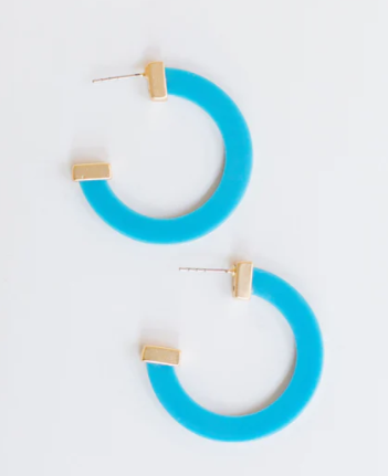 PERIWINKLE MED EARRINGS
