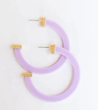 LILAC LRG EARRINGS