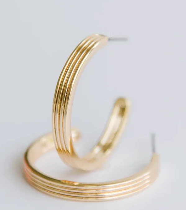 EARRINGS SHELIA MEDIUM GOLD