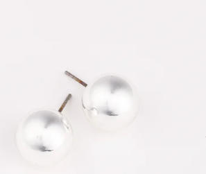 GRENADA SHINY SILVER LG EARRIN