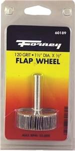 ALUMINUM OXIDE FLAP WHEEL 1-1/2IN 120GRIT